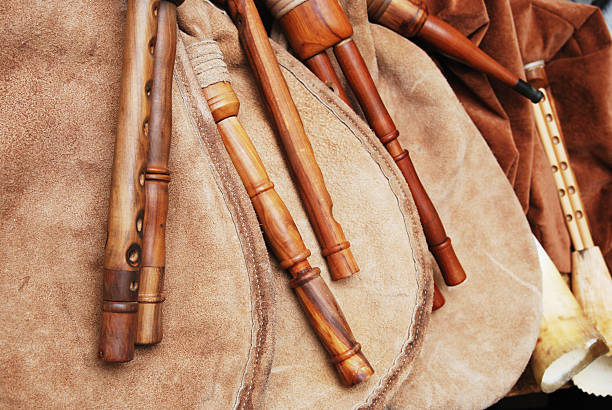 istock bagpipe from Scotland over white 152981340