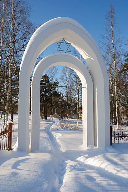 gates of żydowskiej cemetery - andenken zdjęcia i obrazy z banku zdjęć