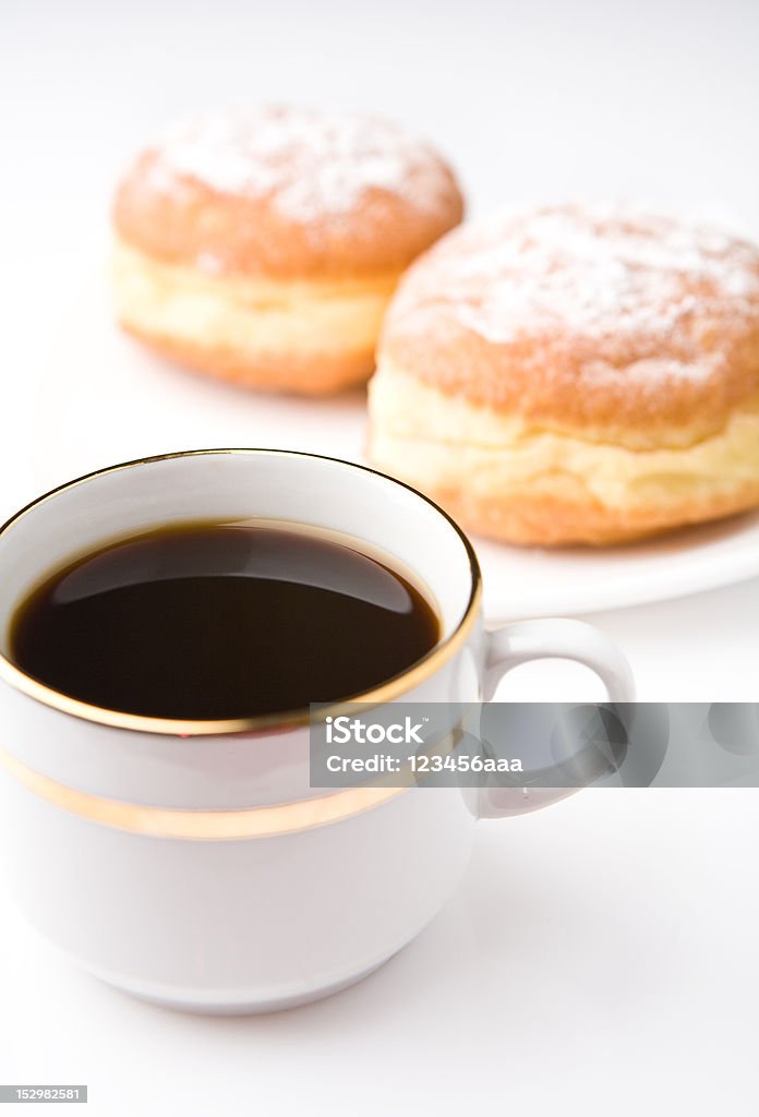 tasty donuts excellent donuts on a white background Breakfast Stock Photo