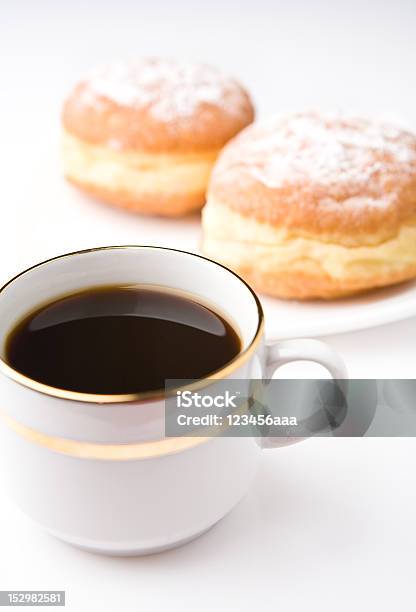 Tasty Donuts Stock Photo - Download Image Now - Breakfast, Coffee - Drink, Coffee Cup