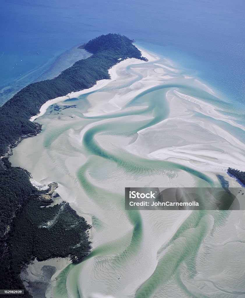 Strand Whitehaven beach - Lizenzfrei Strand Whitehaven Beach Stock-Foto