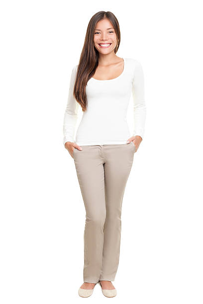 istock Woman standing isolated 152983025