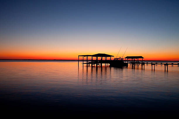 río st. john atardecer - saint johns river fotografías e imágenes de stock