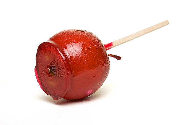 Toffe apple stock photo