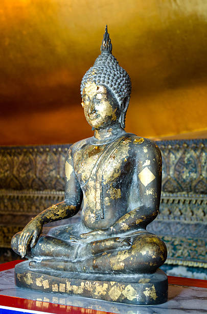 gold Buddha stock photo