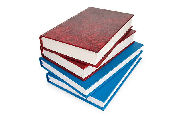 istock Stack of books isolated on the white background 152989079
