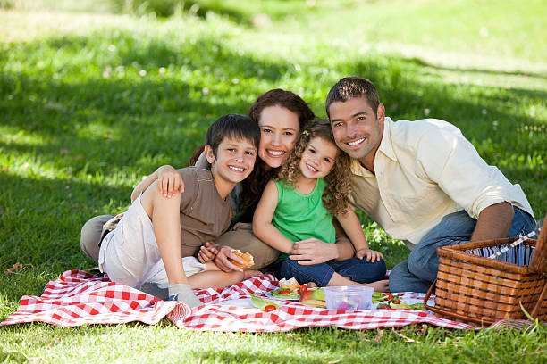 istock Family  picnicking together 152989623