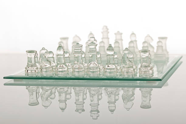 istock Beautiful glass chess 152990874