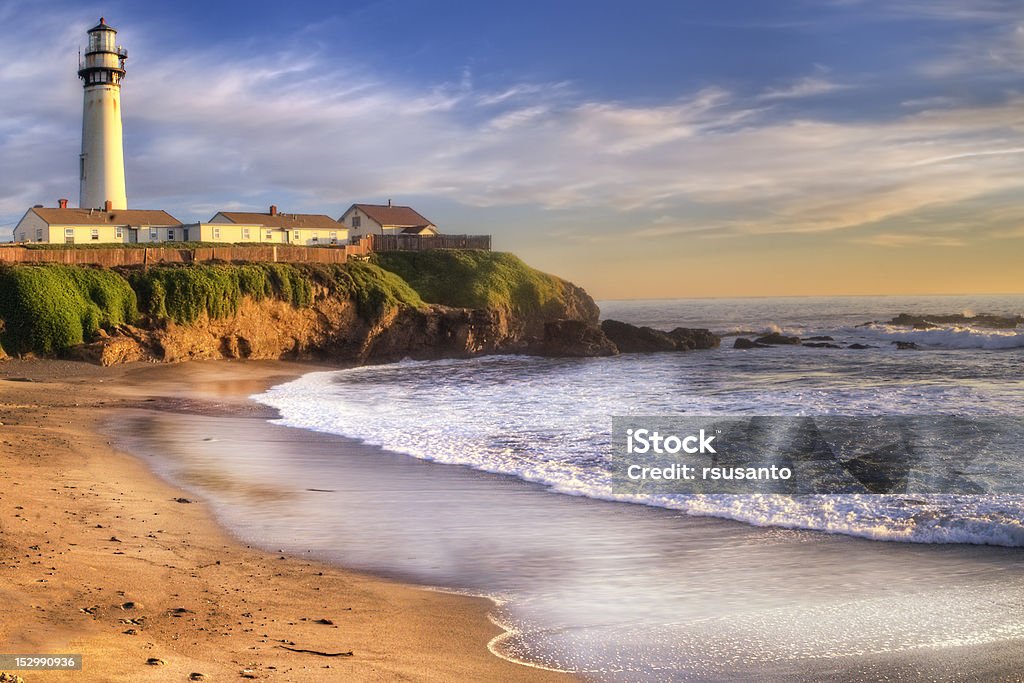 Farol de Pigeon Point - Foto de stock de Califórnia royalty-free