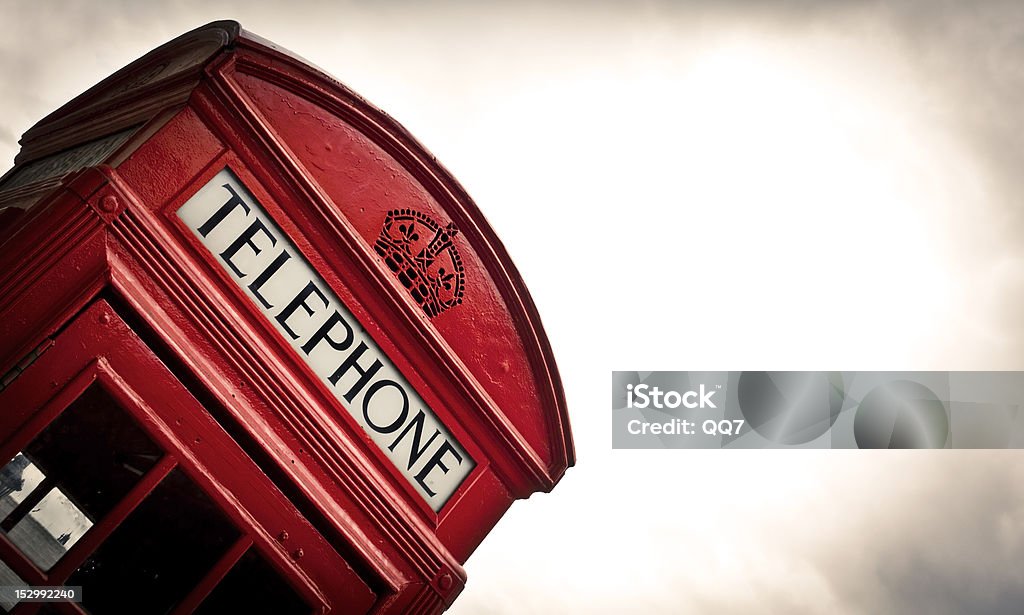 Di telefono a Londra - Foto stock royalty-free di Cabina telefonica