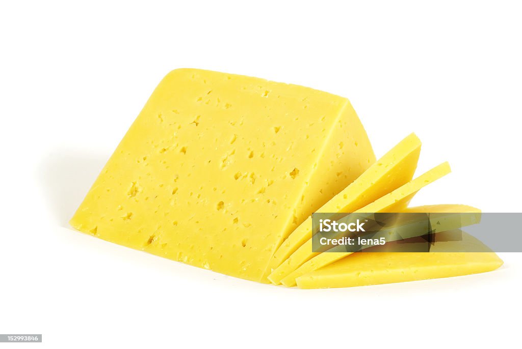 Stück Käse - Lizenzfrei Block - Form Stock-Foto