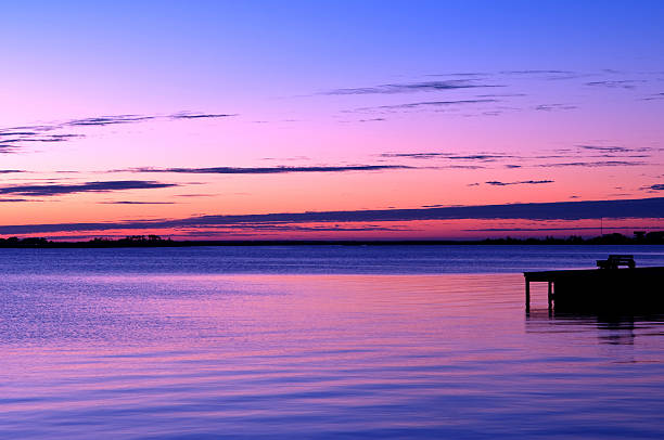 Outer Banks Sunrise stock photo