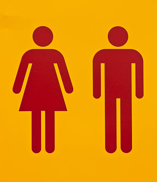 istock Public rest room sign 152995883