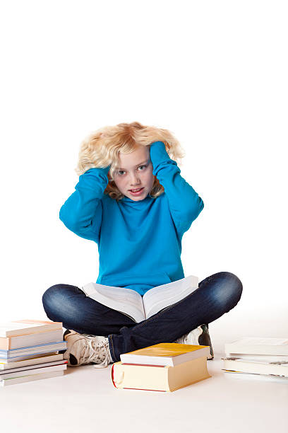 istock Pressure to perform frustrates school girl 152996087