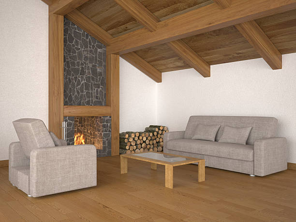 istock living room with fireplace 152996301