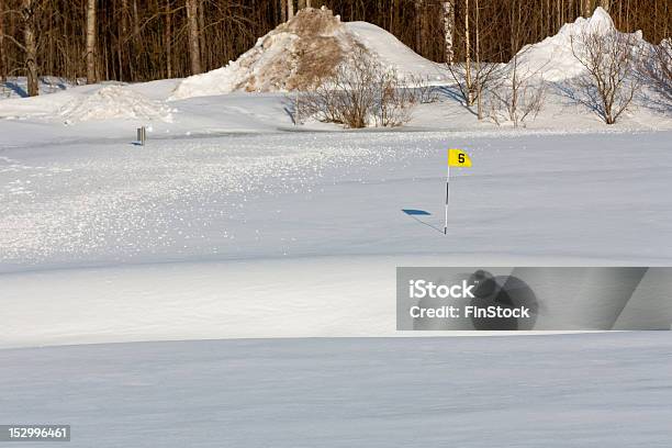 Waiting For The Next Season Stock Photo - Download Image Now - Golf, Snow, Winter