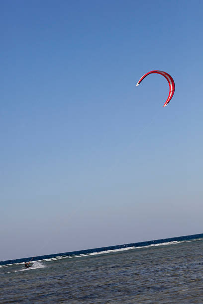 Kiteboarding stock photo