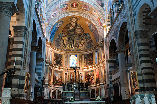 istock Interior view of the Pisa cathedral 152996798