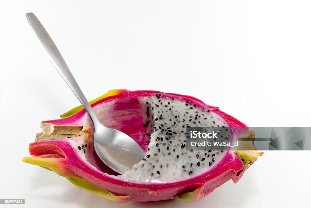 dragon fruit dragon fruit on white background Cactus Stock Photo