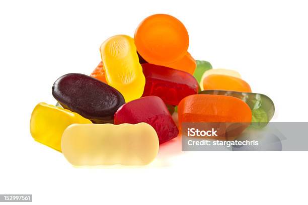 Wine Gums Stock Photo - Download Image Now - Candy, Fruit, Gum Drop