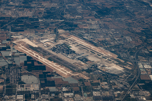 Lester B Pearson Airport in Mississauga as seen from the Sky by Toronto