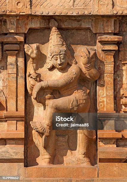 Hindu God Statue In Tanjavur Tamil Nadu India Stock Photo - Download Image Now - Ancient, Architecture, Asia