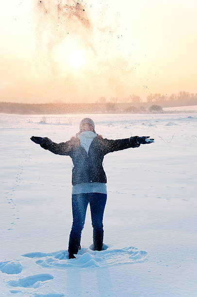 istock Girl enjoying winter walk 152998962