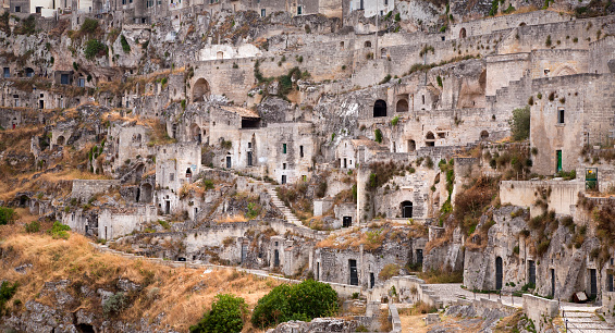 The Ancient town of  Matera in southern Italy.