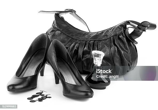 Black Accessories Stock Photo - Download Image Now - Bag, Beauty, Beauty Product