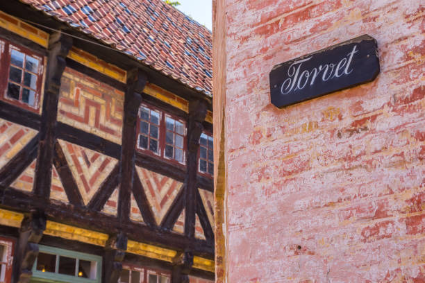 istock Sign at the historic central market square (Torvet) in Aarhus 1530003152