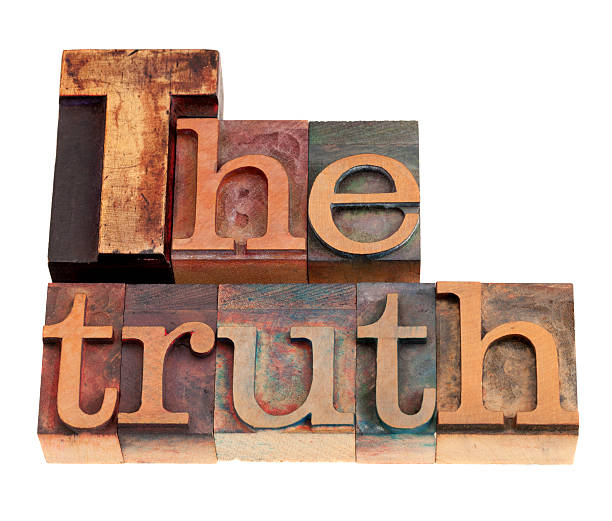istock The truth word in letterpress type 153000715
