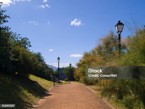 Ciudad De Llanes Foto de stock y más banco de imágenes de Aire libre - Aire libre, Arbusto, Azul