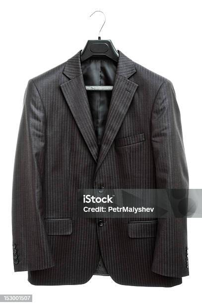 Black Jacket On Hanger Stock Photo - Download Image Now - Black Color, Business, Clothing