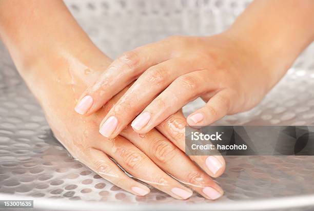 Womans Hands Humidification Stock Photo - Download Image Now - Adult, Beautiful People, Beautiful Woman