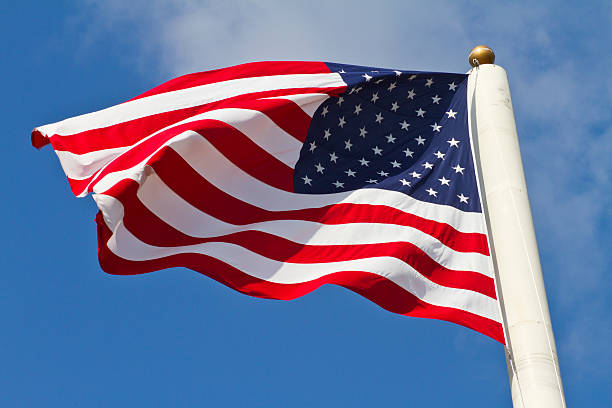 istock waving american flag 153002669