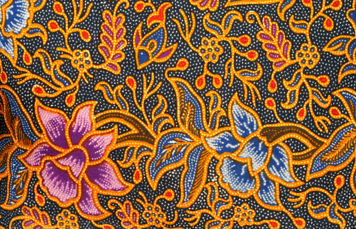 Detail of a batik design from Indonesia
