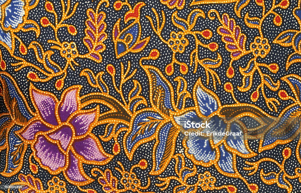 Batik design Detail of a batik design from Indonesia Batik Stock Photo
