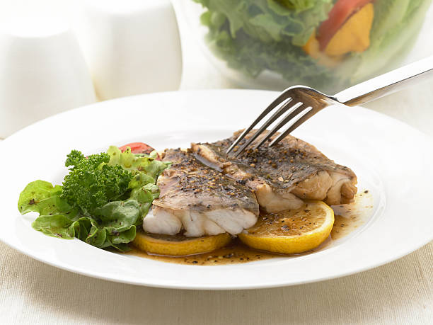 istock Fish Steak with Gravy sauce. 153004851