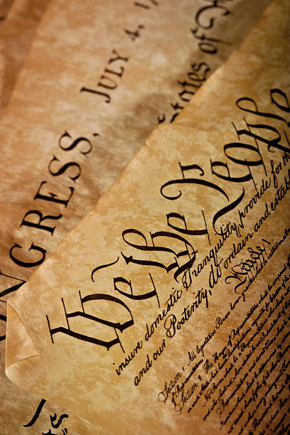istock Close-up of the U.S. Constitution 153006468
