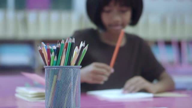 Coloring pencils for children.