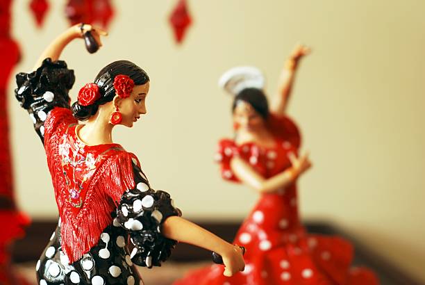 Performance argentinian woman dancing outdoors