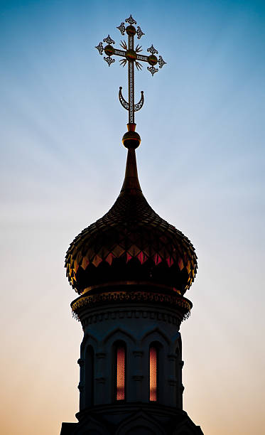 istock silhouette of russian church dome 153009952