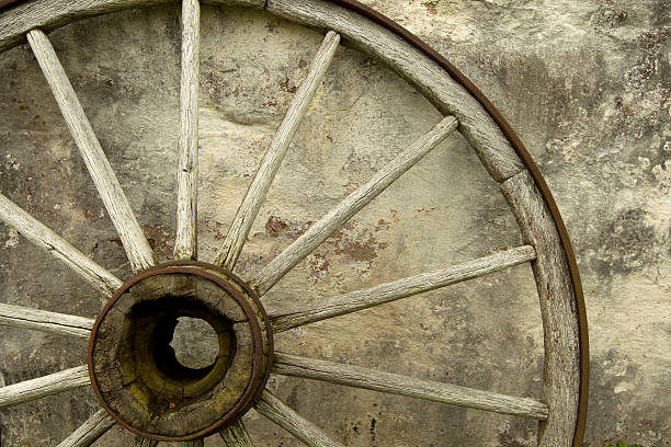 Wagon Wheel stock photo