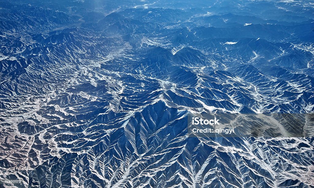 空中写真 - なだらかな起伏のある地形のロイヤリティフリーストックフォト