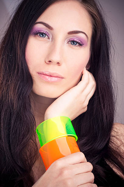 istock beautiful girl with colorful bangle 153011638