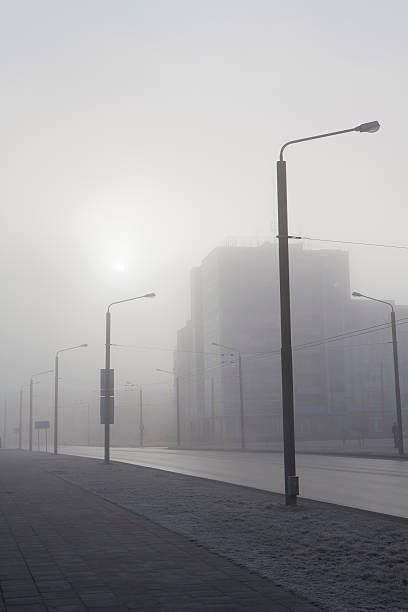 istock City in fog 153011660