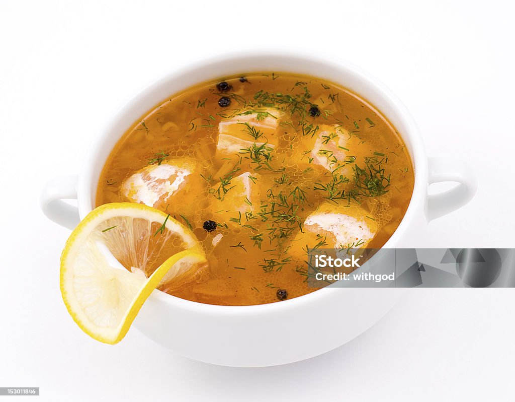 Soupe de saumon - Photo de Aliment libre de droits