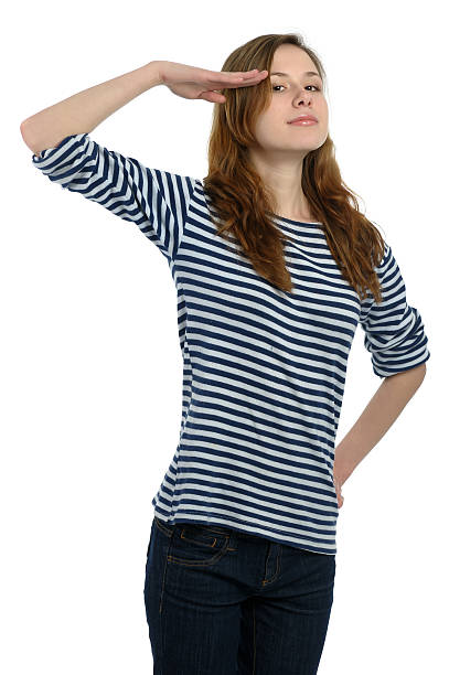 istock girl salutes 153011878