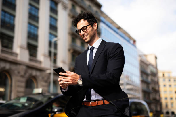 istock Handsome businessman outdoors. 1530131280