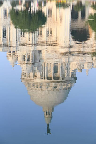 istock Reflection Of Victoria Memorial,Kolkata 153013645